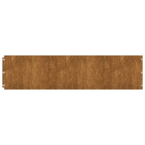 Lawn Edgings 10 Pcs 25X103 Cm Flexible Corten Steel Garden Edging & Borders