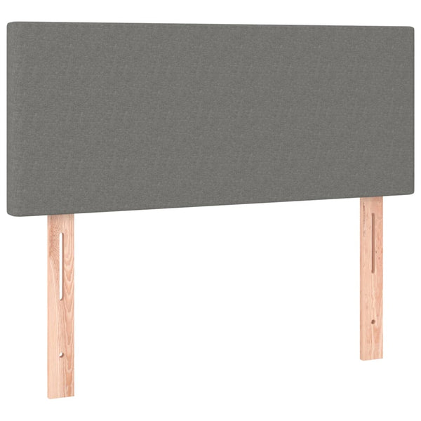 Headboard Dark Grey 100X5x78/88 Cm Fabric Headboards & Footboards