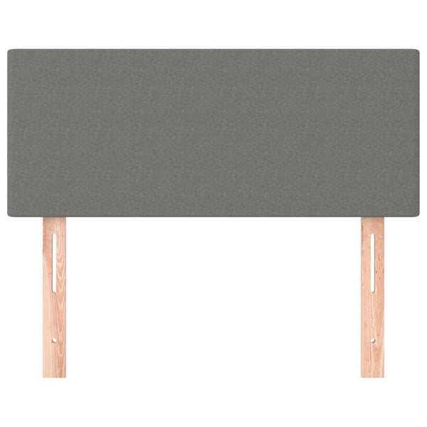 Headboard Dark Grey 100X5x78/88 Cm Fabric Headboards & Footboards