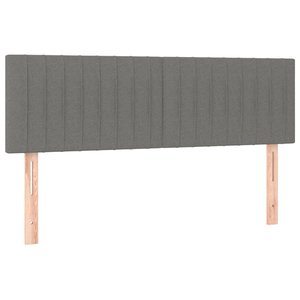 Vidaxl Headboards 2 Pcs Dark Grey 72X5x78/88 Cm Fabric Headboards & Footboards