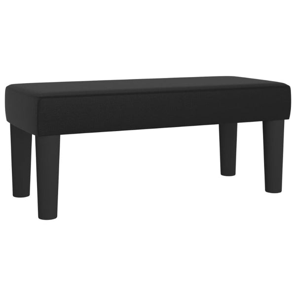 Vidaxl Bench Black 70X30x30 Cm Faux Leather Benches