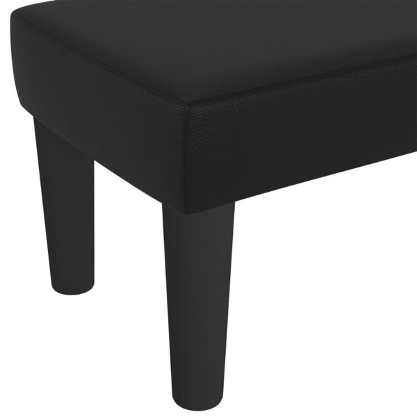 Vidaxl Bench Black 70X30x30 Cm Faux Leather Benches