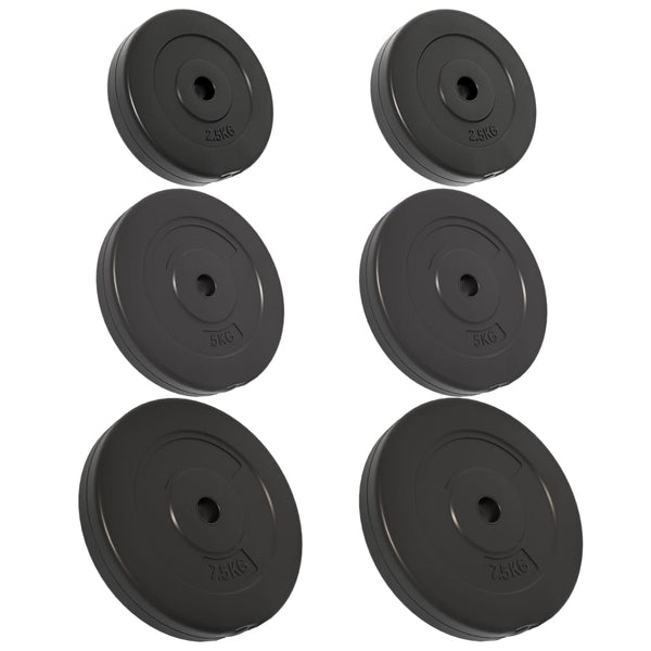 6 Pcs 30 Kg Cement Weight Plates