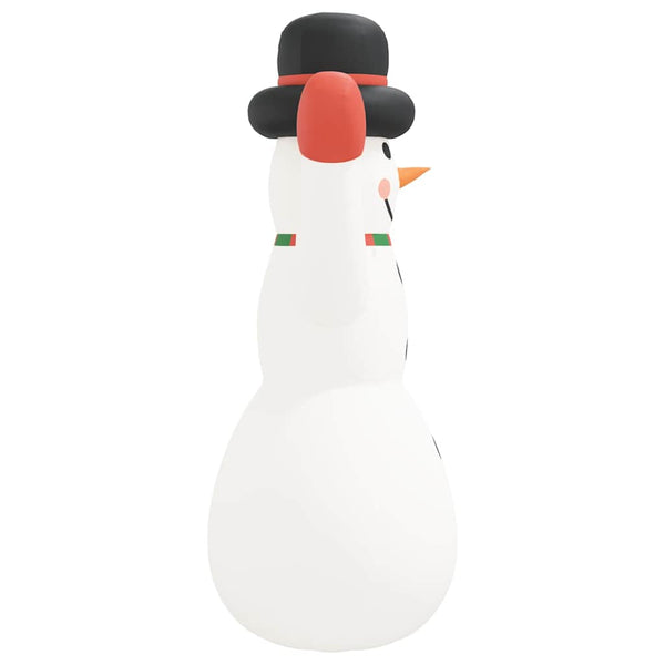 Vidaxl Christmas Inflatable Snowman With Leds 1000 Cm Seasonal Decorations