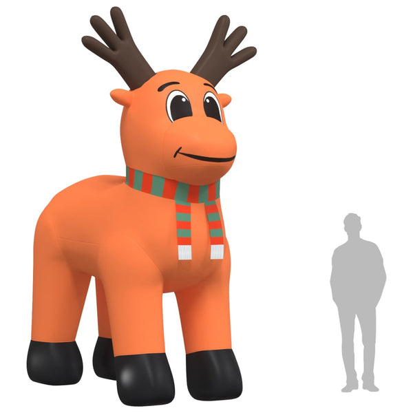 Christmas Inflatable Reindeer With Leds 500 Cm Seasonal Decorations