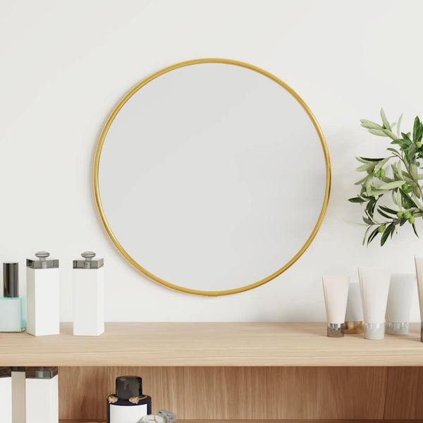 Wall Mirror Gold A 30 Cm Round Mirrors