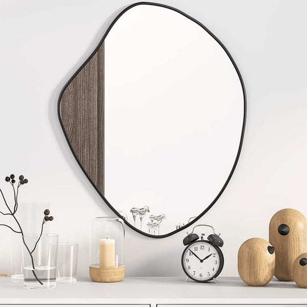 Wall Mirror Black 60X50 Cm Mirrors