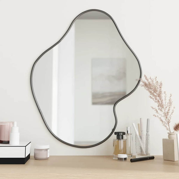 Vidaxl Wall Mirror Black 60X50 Cm Mirrors