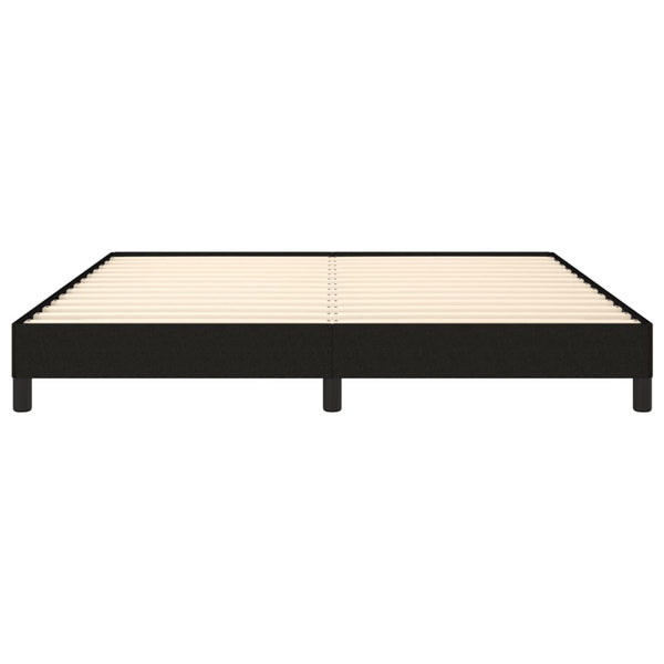 Bed Frame Black 153X203 Cm Queen Fabric Queen Bed Frames