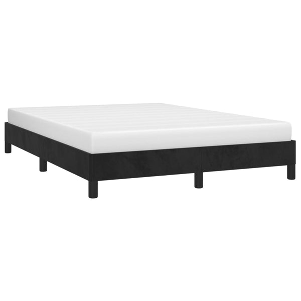 Bed Frame Black 153X203 Cm Queen Velvet Queen Bed Frames