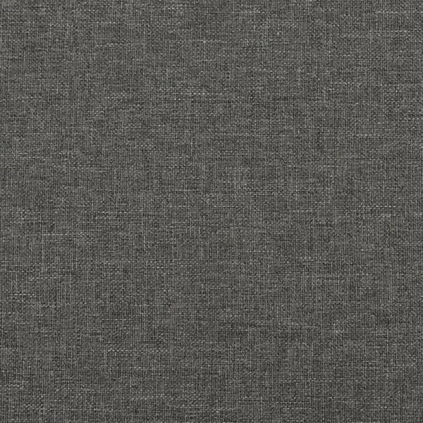 Vidaxl Bed Frame Without Mattress Dark Grey 137X187 Cm Double Fabric Double Bed Frames