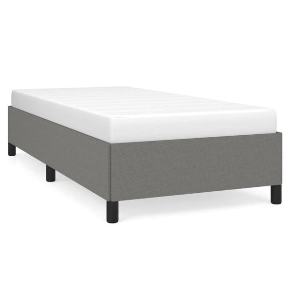 Vidaxl Bed Frame Without Mattress Dark Grey King Single Fabric King Single Bed Frames