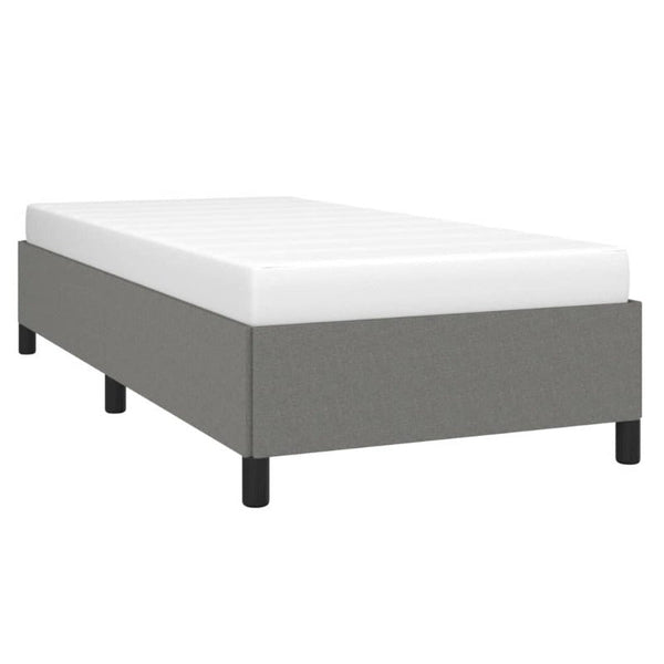 Vidaxl Bed Frame Without Mattress Dark Grey King Single Fabric King Single Bed Frames