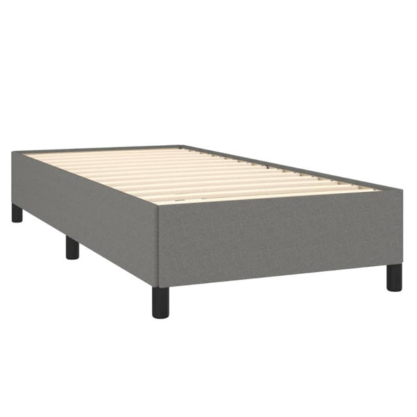 Vidaxl Bed Frame Without Mattress Dark Grey King Single Fabric King Single Bed Frames