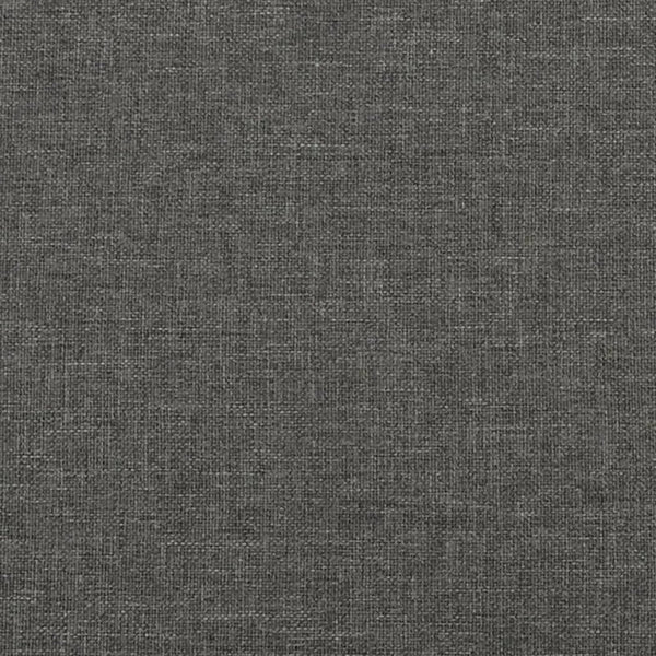 Bed Frame Dark Grey 107X203 Cm King Single Fabric