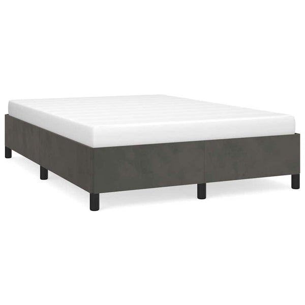 Bed Frame Dark Grey 152X203 Cm Queen Velvet Queen Bed Frames
