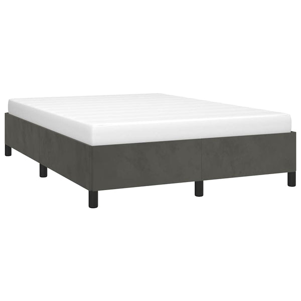 Bed Frame Dark Grey 152X203 Cm Queen Velvet Queen Bed Frames