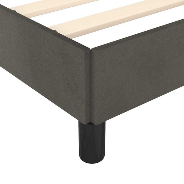 Bed Frame Dark Grey 152X203 Cm Queen Velvet Queen Bed Frames