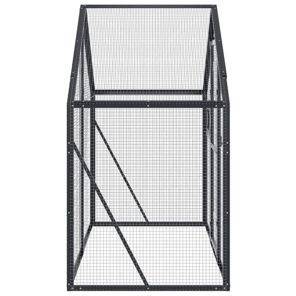 Vidaxl Aviary Anthracite 179X100x185 Cm Aluminium Bird Cages