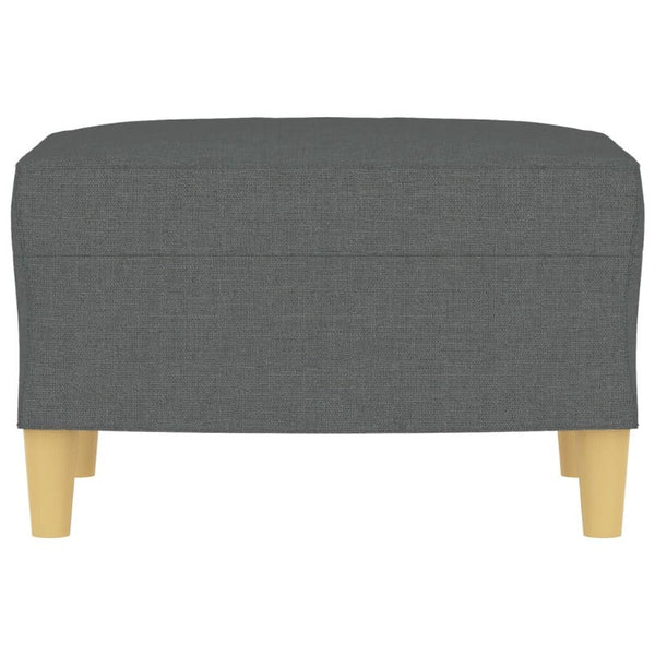 Ottomans Footstools & Poufs Footstool Dark Grey 60X50x41 Cm Fabric