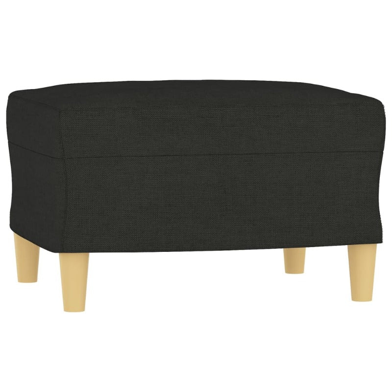 Ottomans Footstools & Poufs Footstool Black 60X50x41 Cm Fabric