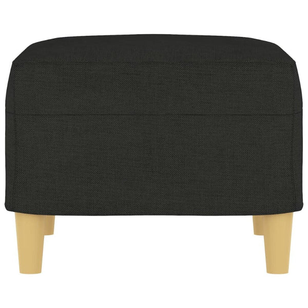 Ottomans Footstools & Poufs Footstool Black 60X50x41 Cm Fabric