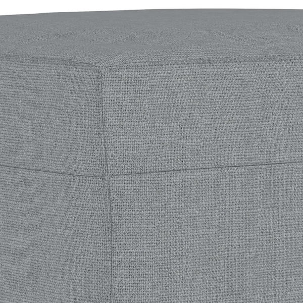 Footstool Light Grey 70X55x41 Cm Fabric