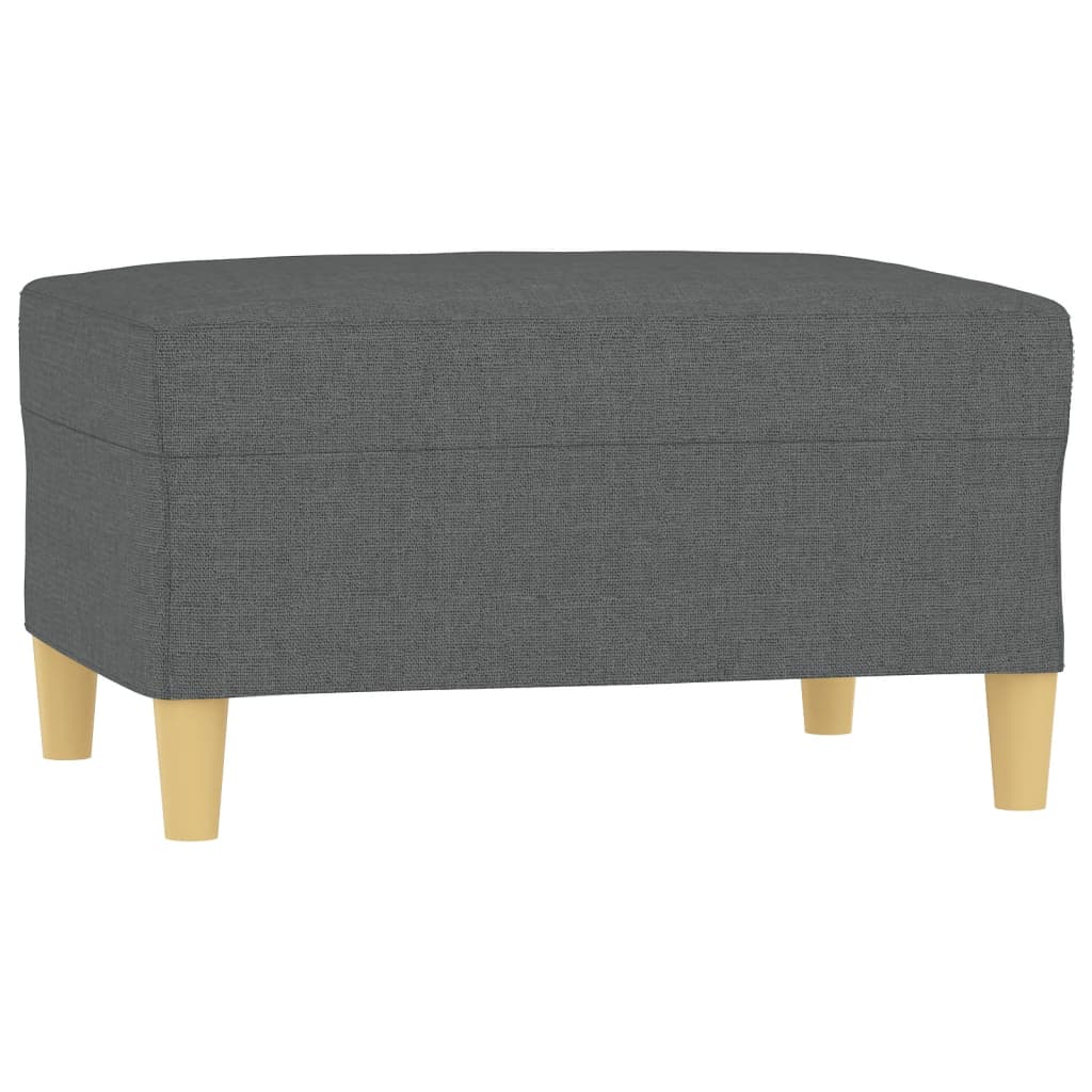 Ottomans Footstools & Poufs Footstool Dark Grey 70X55x41 Cm Fabric