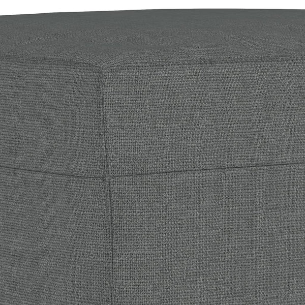 Ottomans Footstools & Poufs Footstool Dark Grey 70X55x41 Cm Fabric