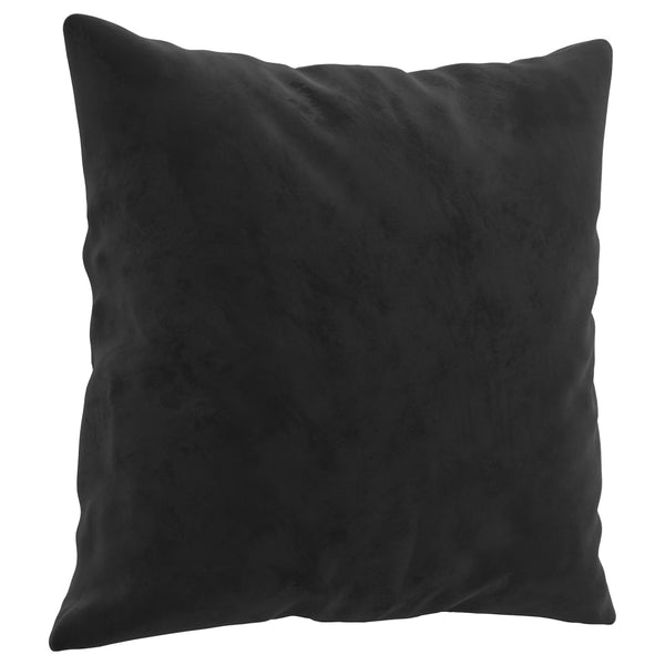 Throw Pillows 2 Pcs Black 40X40 Cm Velvet Cushions & Decorative Pillows