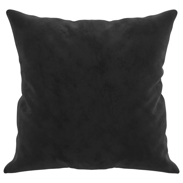 Throw Pillows 2 Pcs Black 40X40 Cm Velvet Cushions & Decorative Pillows