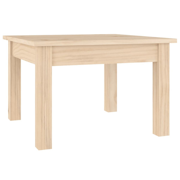 Coffee Table 45X45x30 Cm Solid Wood Pine Coffee Tables