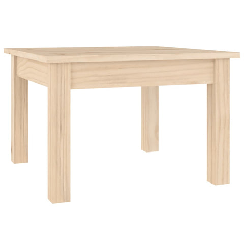 Coffee Table 45X45x30 Cm Solid Wood Pine Coffee Tables