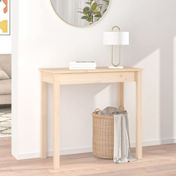 Tables Console Table 80X40x75 Cm Solid Wood Pine