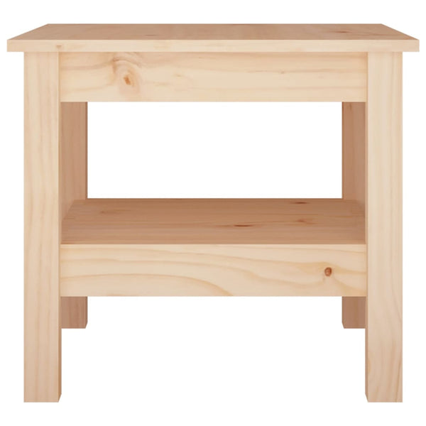 Coffee Table 45X45x40 Cm Solid Wood Pine Coffee Tables