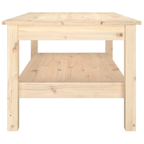 Coffee Table 80X50x40 Cm Solid Wood Pine Coffee Tables