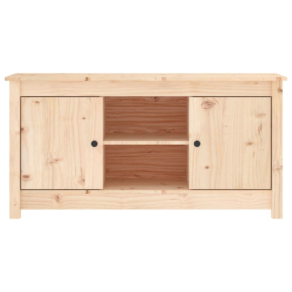 Tv Cabinet 103X36.5X52 Cm Solid Wood Pine Tv Stands & Entertainment Units