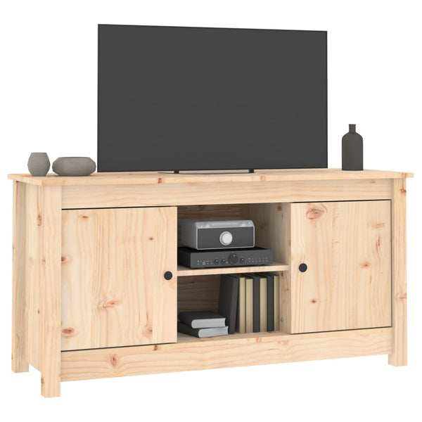 Tv Cabinet 103X36.5X52 Cm Solid Wood Pine Tv Stands & Entertainment Units