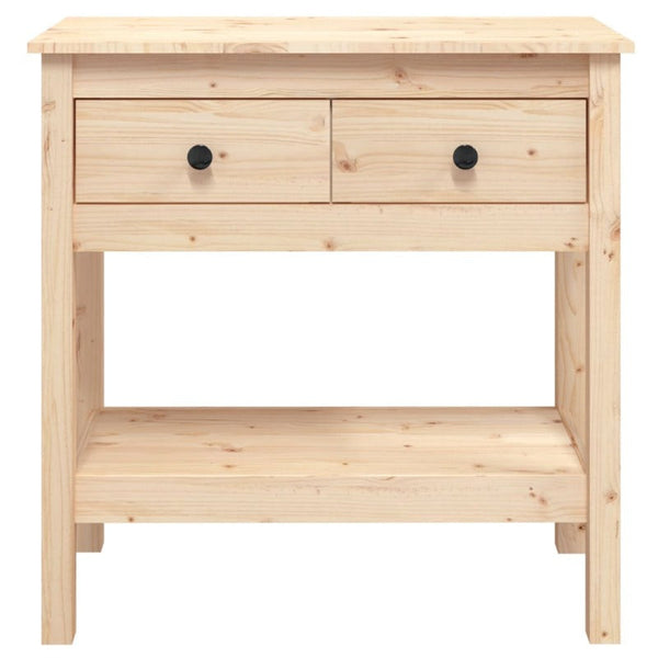Console Table 75X35x75 Cm Solid Wood Pine Tables
