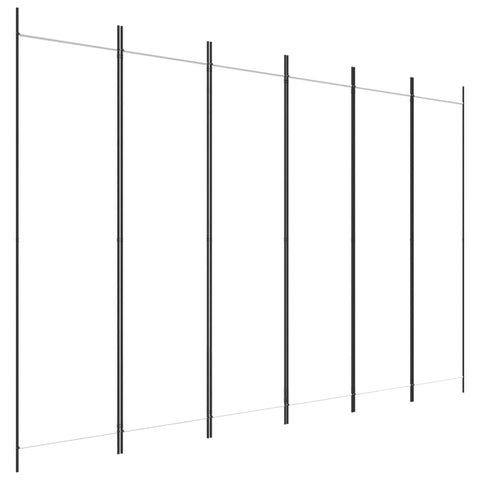 Vidaxl 6 Panel Room Divider White 300X200 Cm Fabric Screens & Room Dividers