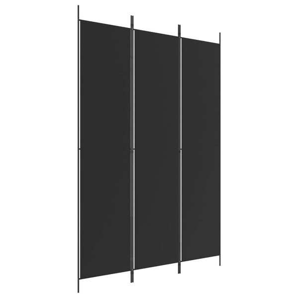 3-Panel Room Divider 150X220 Cm Fabric