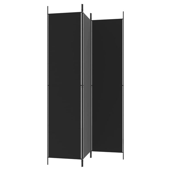 3 Panel Room Divider 150X220 Cm Fabric Screens & Room Dividers