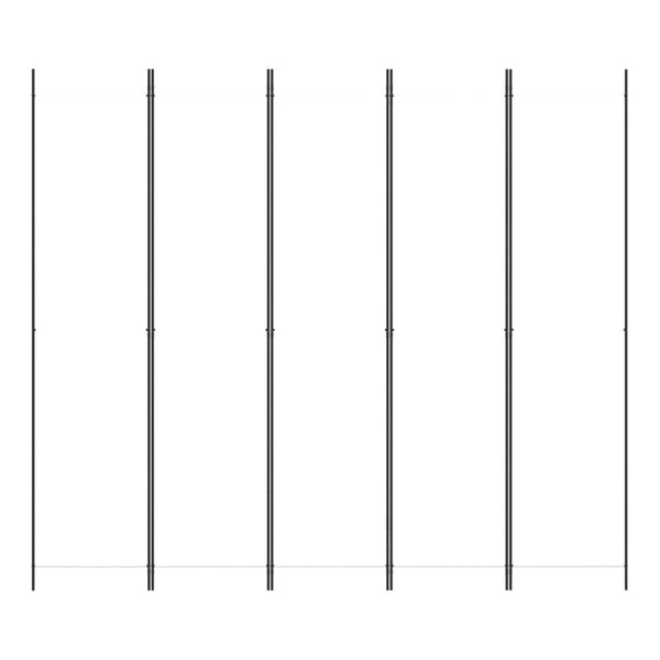 Vidaxl 5 Panel Room Divider White 250X220 Cm Fabric Screens & Room Dividers