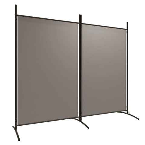 Vidaxl 2 Panel Room Divider Anthracite 175X180 Cm Fabric Screens & Room Dividers