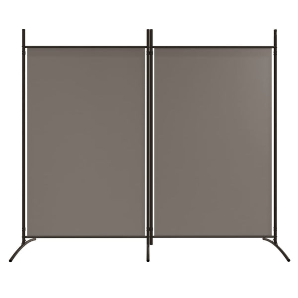 Vidaxl 2 Panel Room Divider Anthracite 175X180 Cm Fabric Screens & Room Dividers