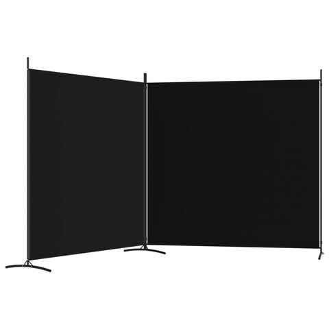 2 Panel Room Divider 348X180 Cm Fabric Screens & Room Dividers