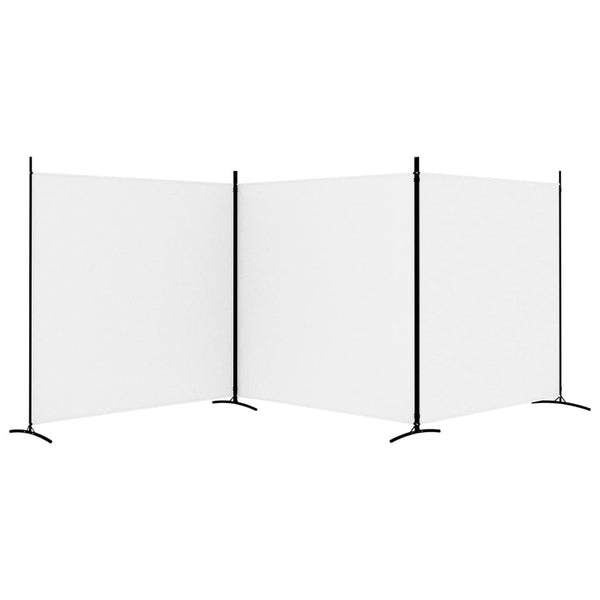 3-Panel Room Divider 525X180 Cm Fabric