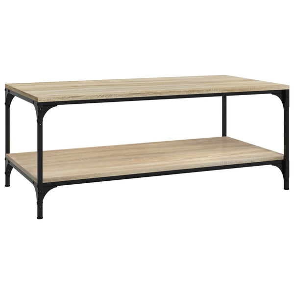Coffee Table Sonoma Oak 100X50x40 Cm Engineered Wood Coffee Tables