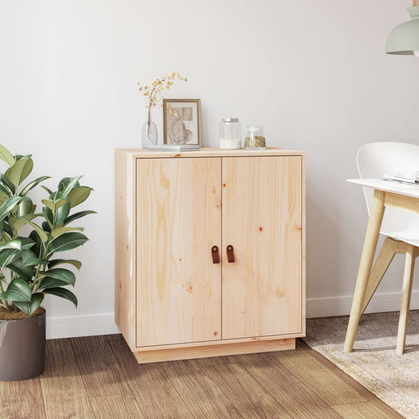 Sideboard 65.5X40x75 Cm Solid Wood Pine Sideboards & Buffets