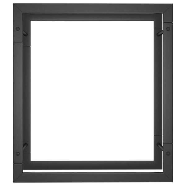 Firewood Rack Matt Black 50X28x56 Cm Steel Fireplace & Stove Accessories